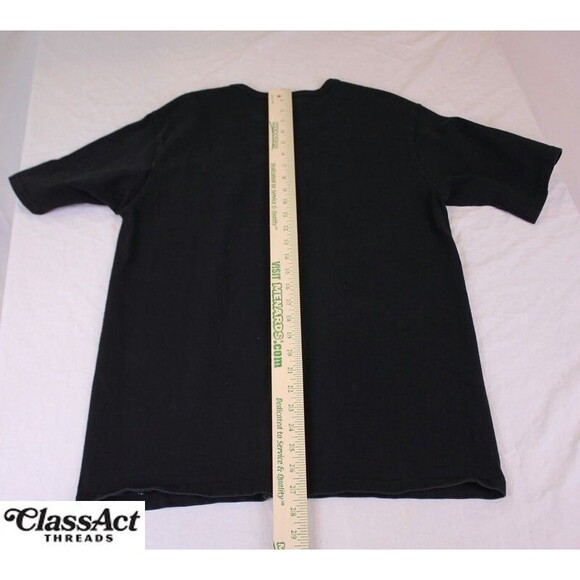 Vintage Champion T Shirt Men’s Cotton Patches Light blue Tag Sz L - Picture 4 of 7